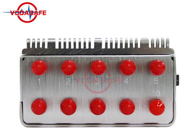 10W GPS Full Band Portable Signal Jammer 5 - 30m Coverage For Mobile Phone